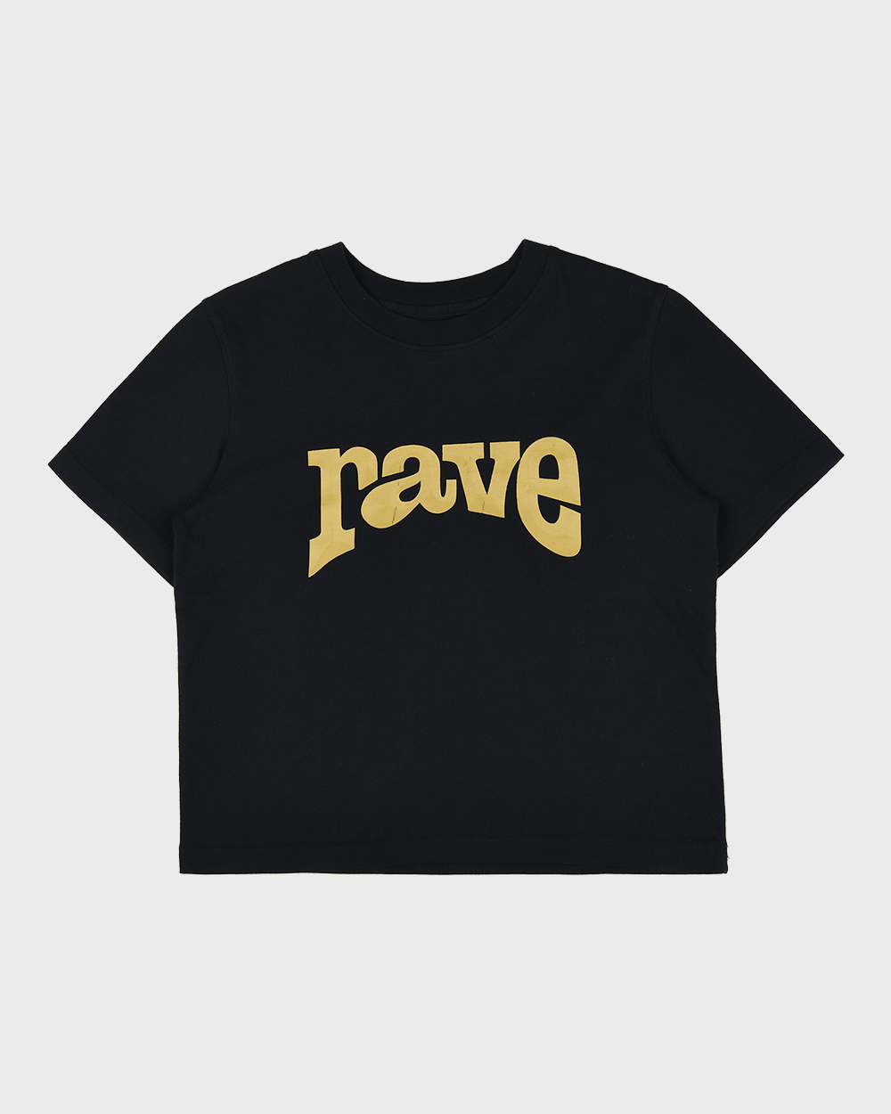 RAVE Crop T-Shirts (Black)