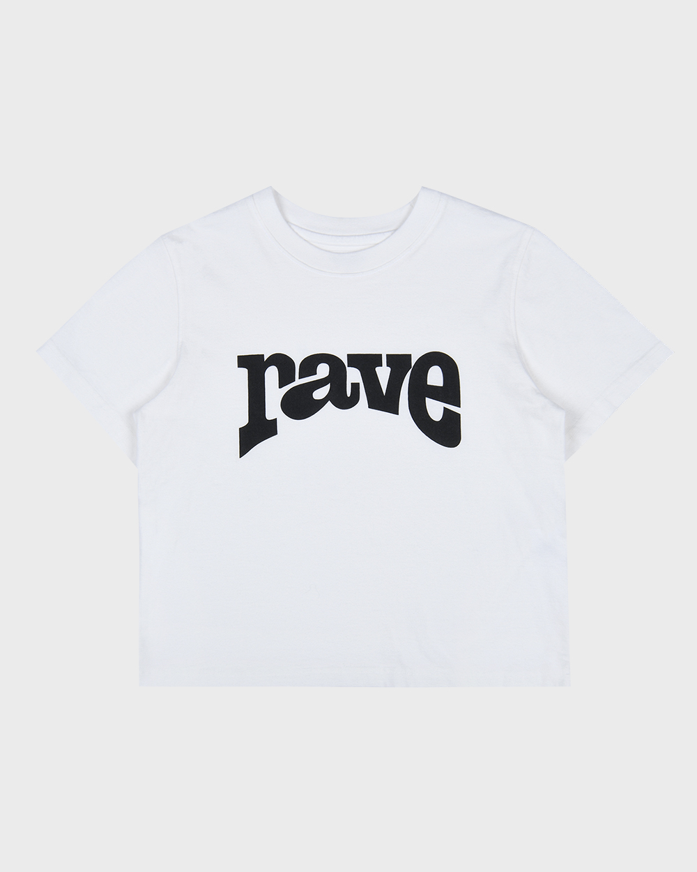 RAVE Crop T-Shirts (White)