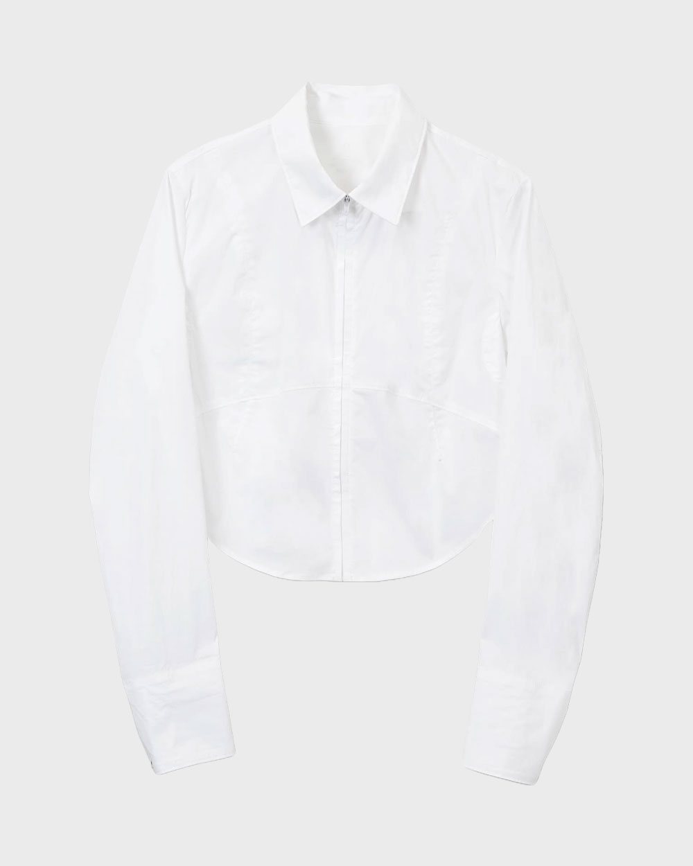Women&#039;s Zip Up Shirts (White)
