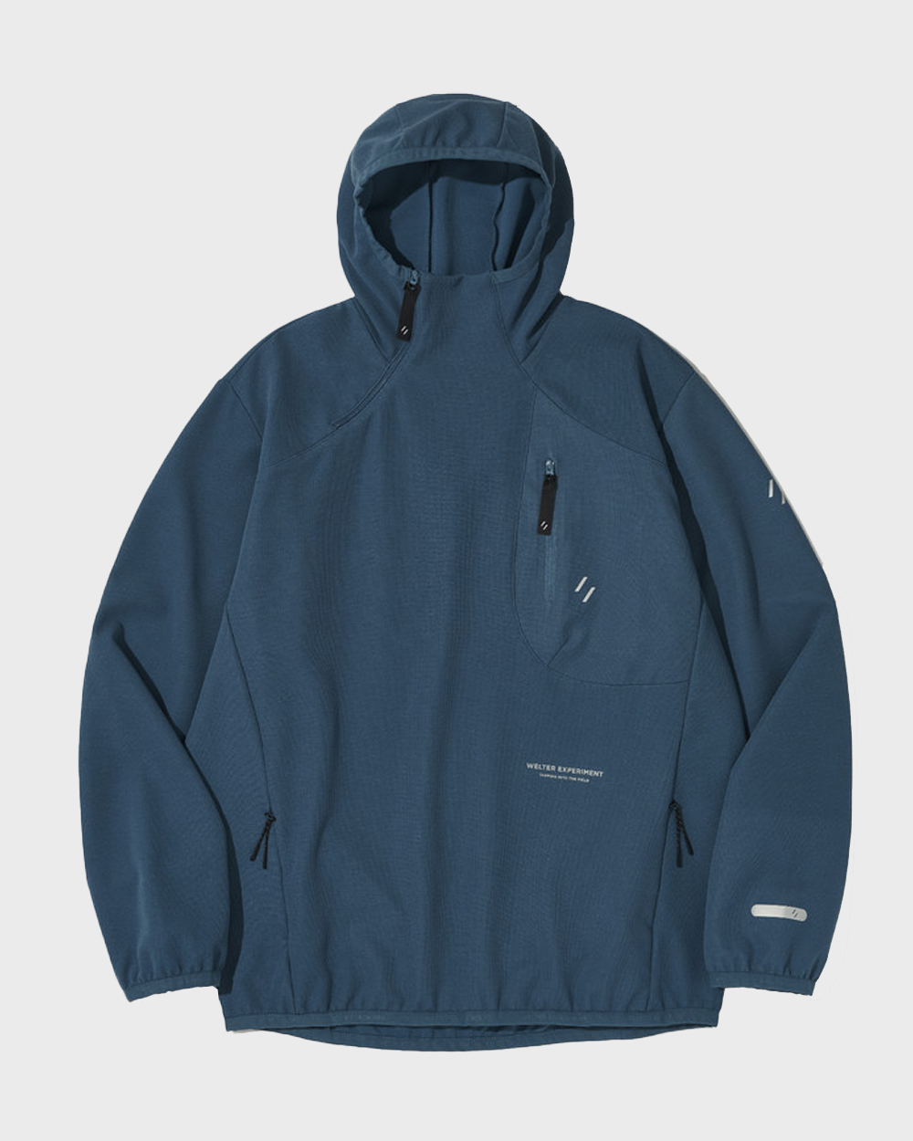 Stretch Waffle Pullover (Blue)