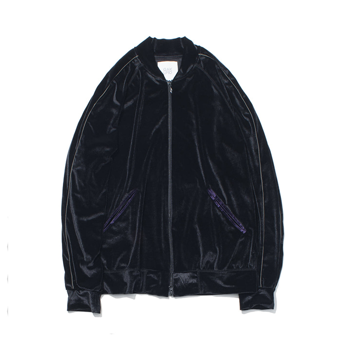 [가쿠로] Velvet Souvenir Track Jacket &quot;Black&quot;