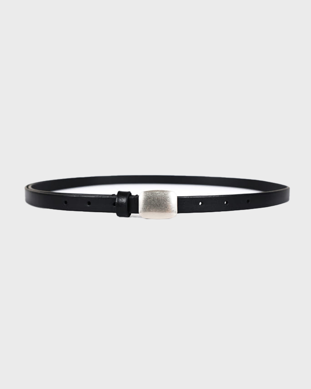Plain Leather Belt (Black)