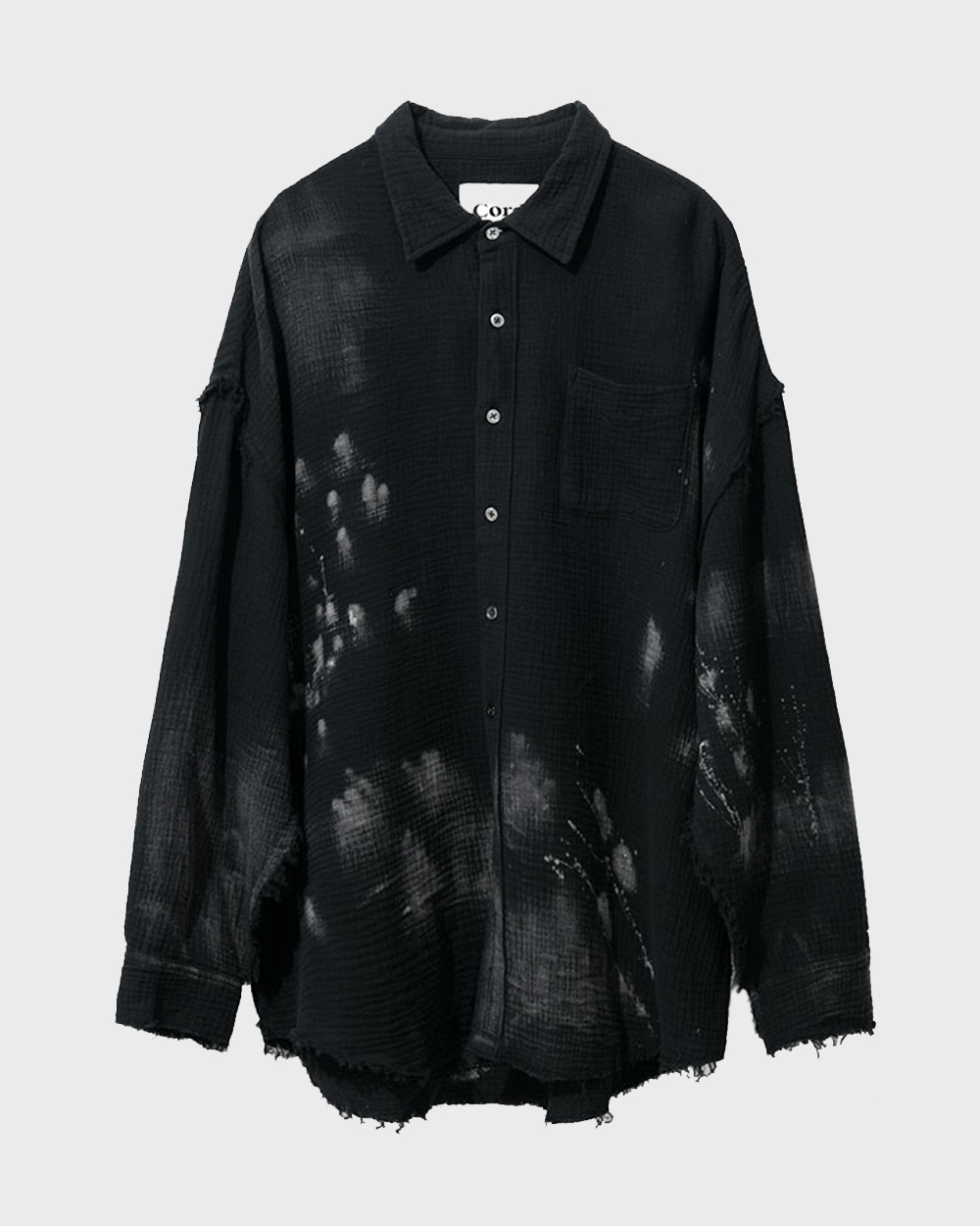 Dirty Washing Grunge Shirt (Black)