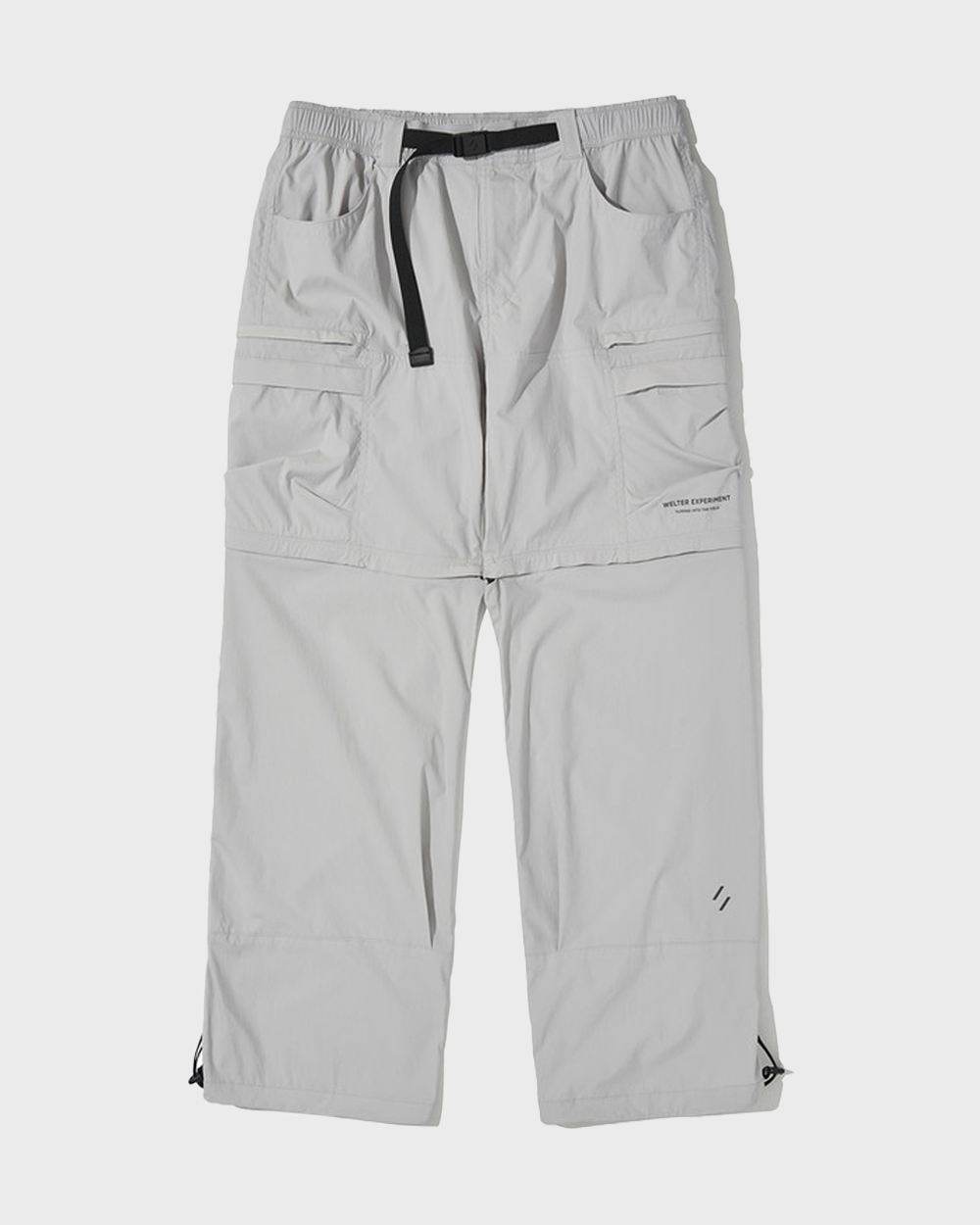 Detachable Utility Pants (Light Gray)