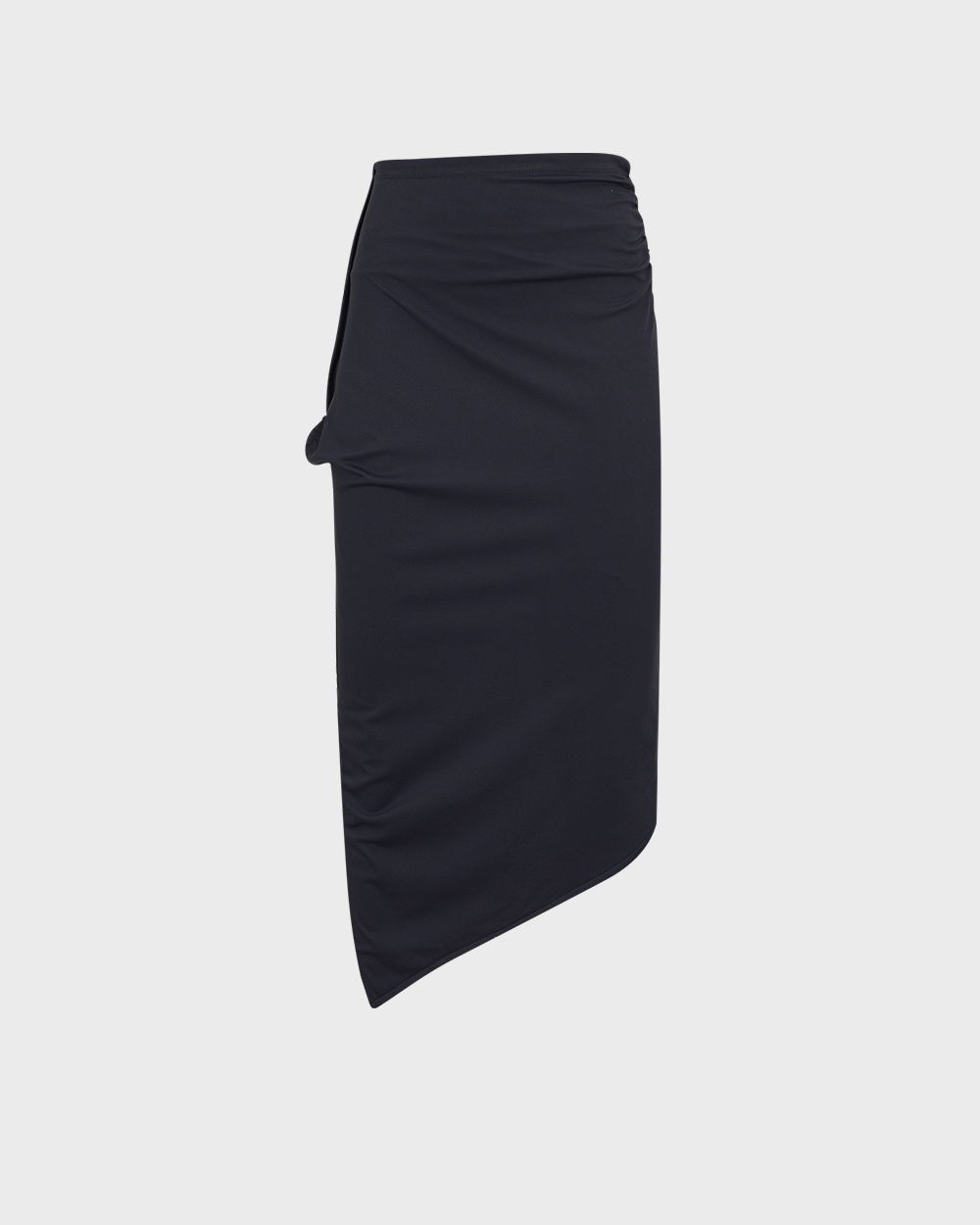 Back Slit Jersey Skirt (Navy)