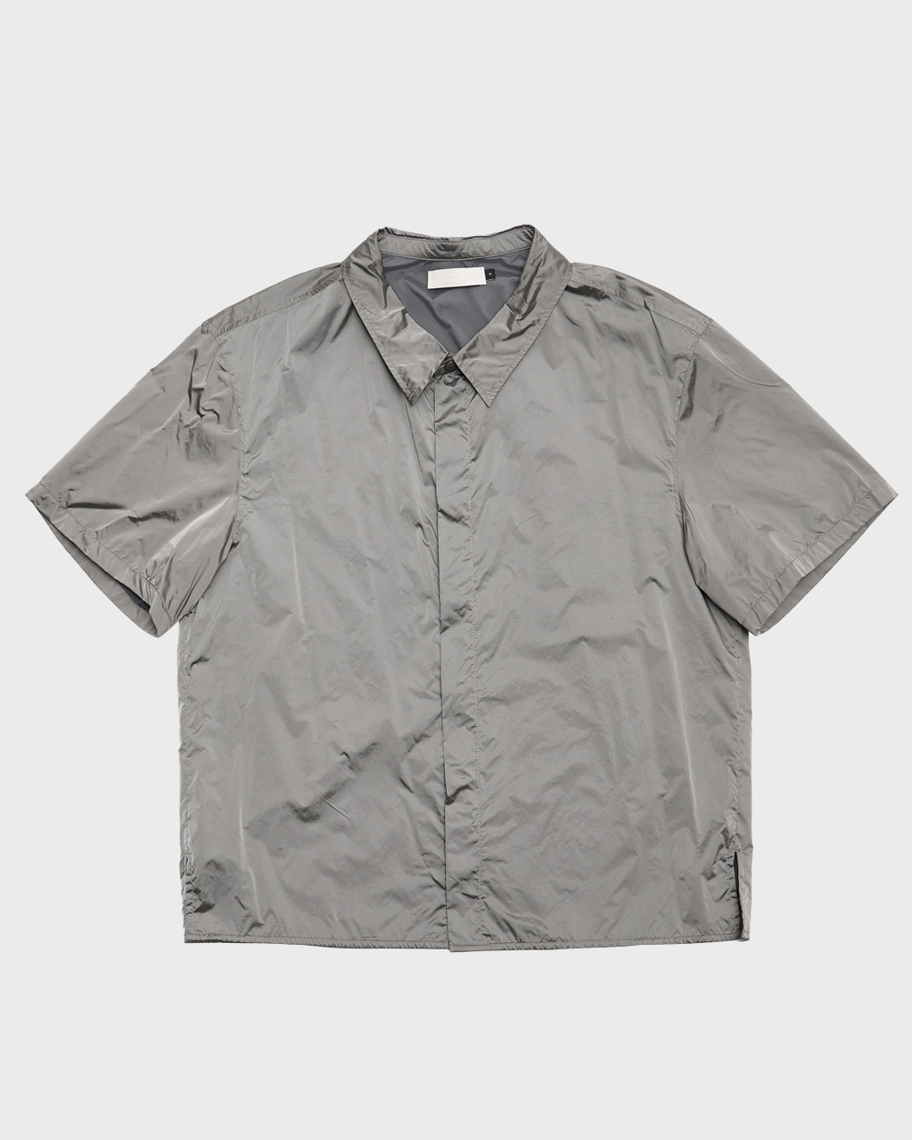 Nylon Short Sleeve Shirts (Grey)